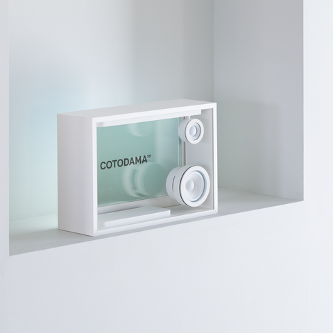 COTODAMA” SPEAKER BOX MOON WHITE