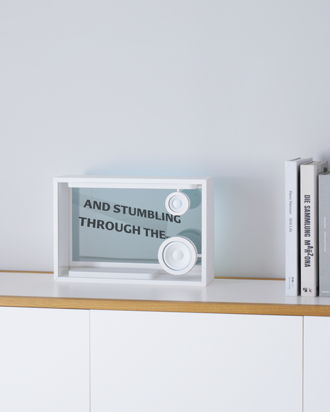 COTODAMA” SPEAKER BOX MOON WHITE