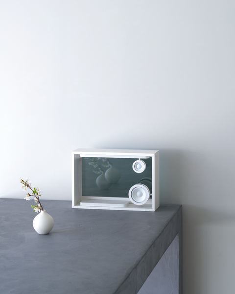 COTODAMA” SPEAKER BOX MOON WHITE