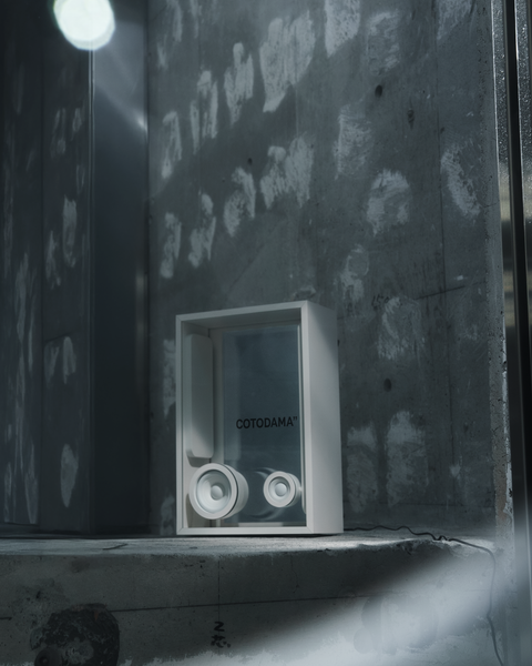 COTODAMA” SPEAKER BOX MOON WHITE