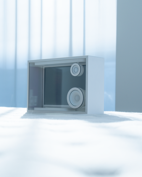 COTODAMA” SPEAKER BOX MOON WHITE