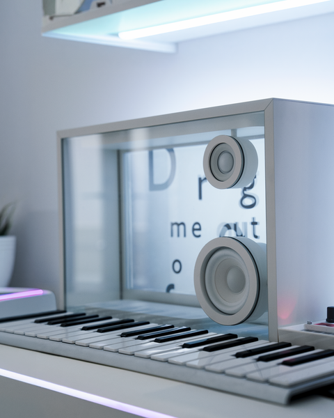 COTODAMA” SPEAKER BOX MOON WHITE