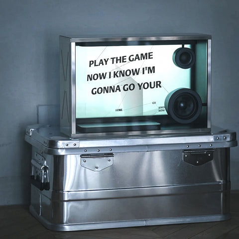 COTODAMA” SPEAKER BOX MILITARY SILVER