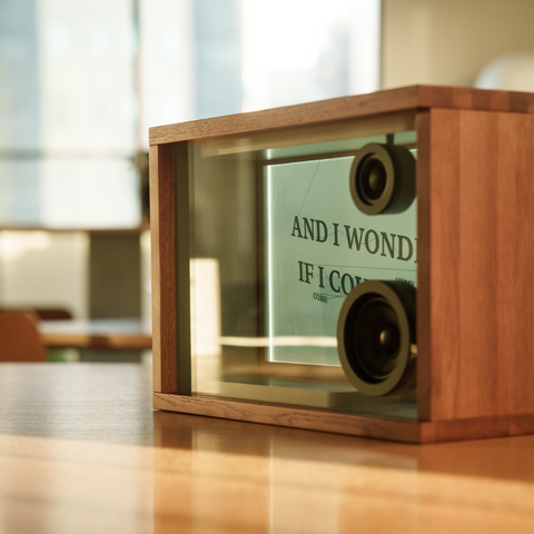 COTODAMA” SPEAKER BOX OAKWOOD