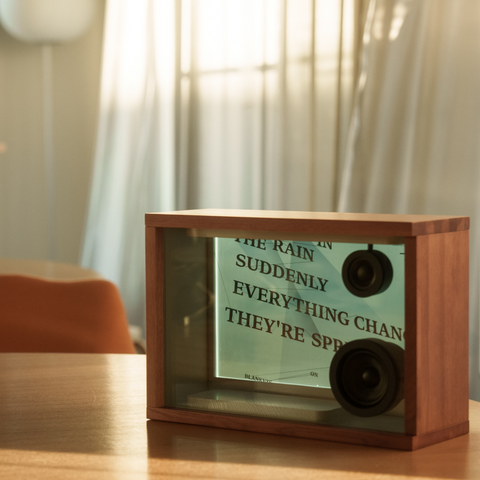 COTODAMA” SPEAKER BOX OAKWOOD