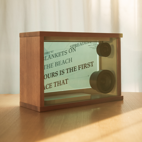 COTODAMA” SPEAKER BOX OAKWOOD