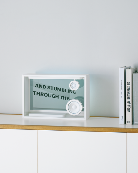 COTODAMA” SPEAKER BOX MOON WHITE