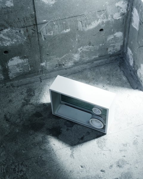 COTODAMA” SPEAKER BOX MOON WHITE