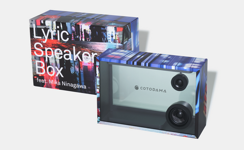 COTODAMA” SPEAKER BOX Mika Ninagawa