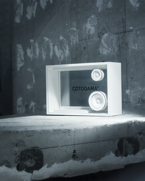 COTODAMA” SPEAKER BOX MOON WHITE