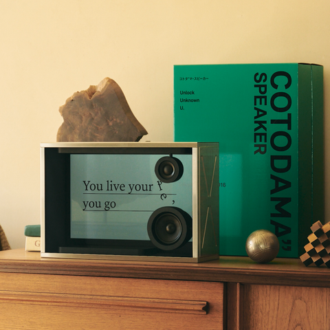 COTODAMA” SPEAKER BOX MILITARY SILVER