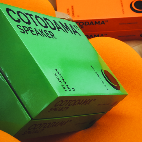 COTODAMA” SPEAKER BOX MILITARY SILVER